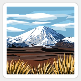 Mount Ruapehu Sticker